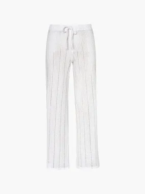 Adele Trousers | Ivory Geometric