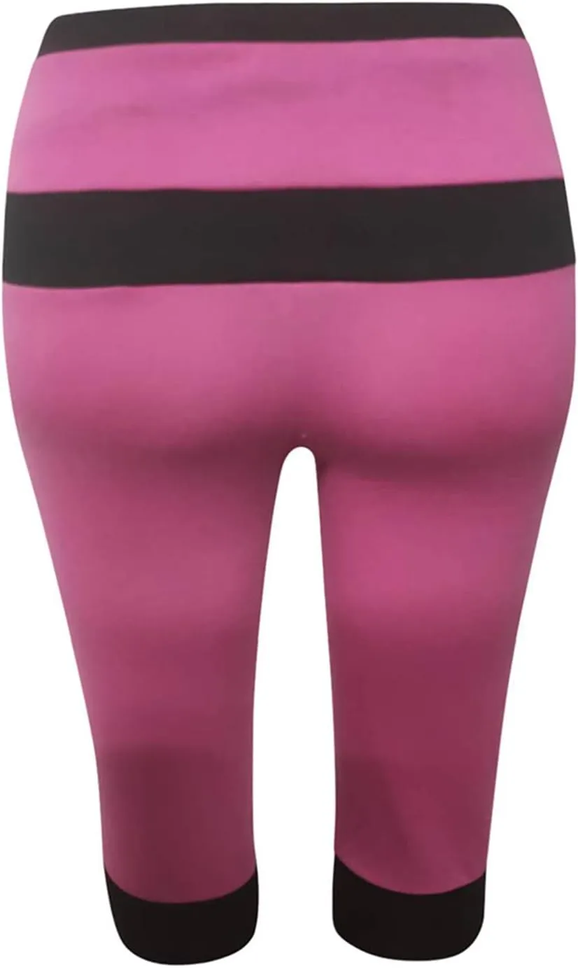 Capri Pants for Women Summer High Waisted Capris Pant Cropped Trouser Pants Stretchy Cinch Bottom Pant with Pocket