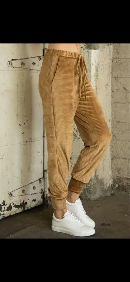Corduroy joggers