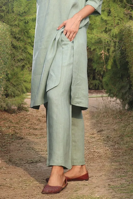 Debbie Linen Pants - Green