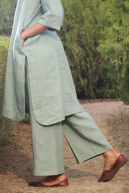 Debbie Linen Pants - Green