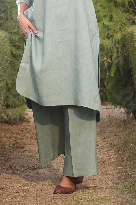 Debbie Linen Pants - Green