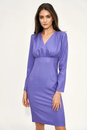 Elegant Aura Evening Midi Dress