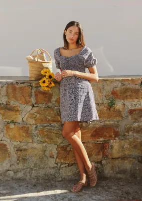 Emelie Day Dress | Midnight Meadow