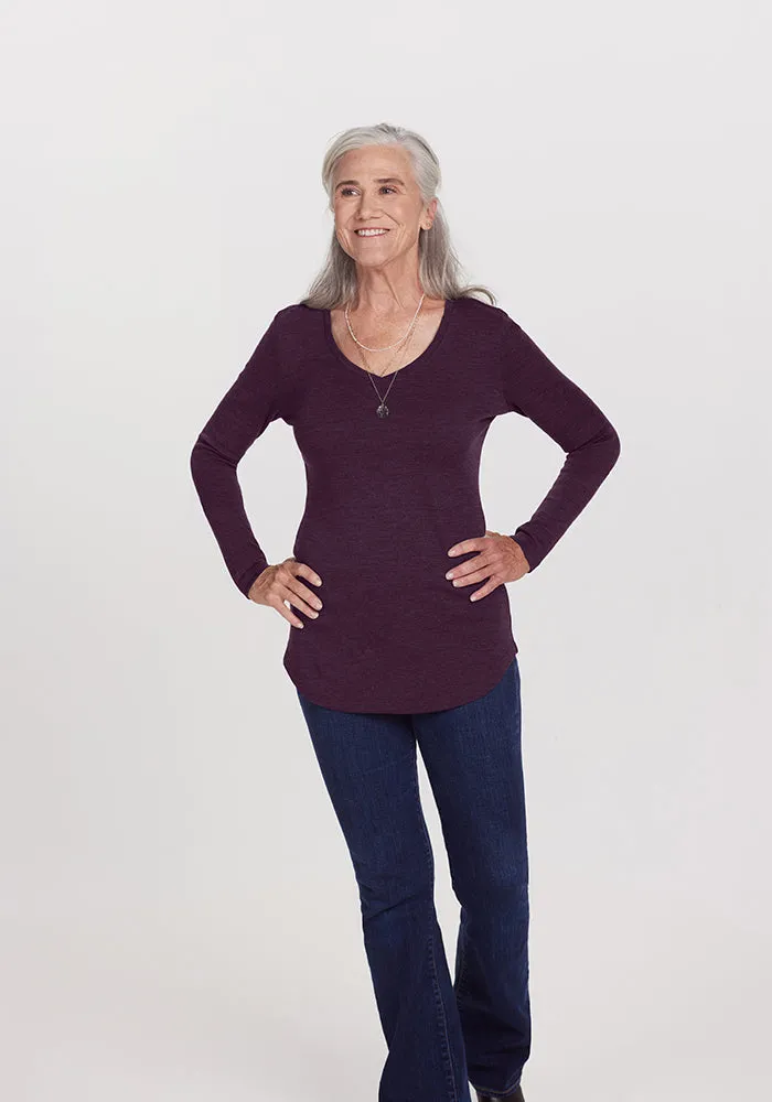 Eva Tunic • Final Sale Deals! - Deep Plum