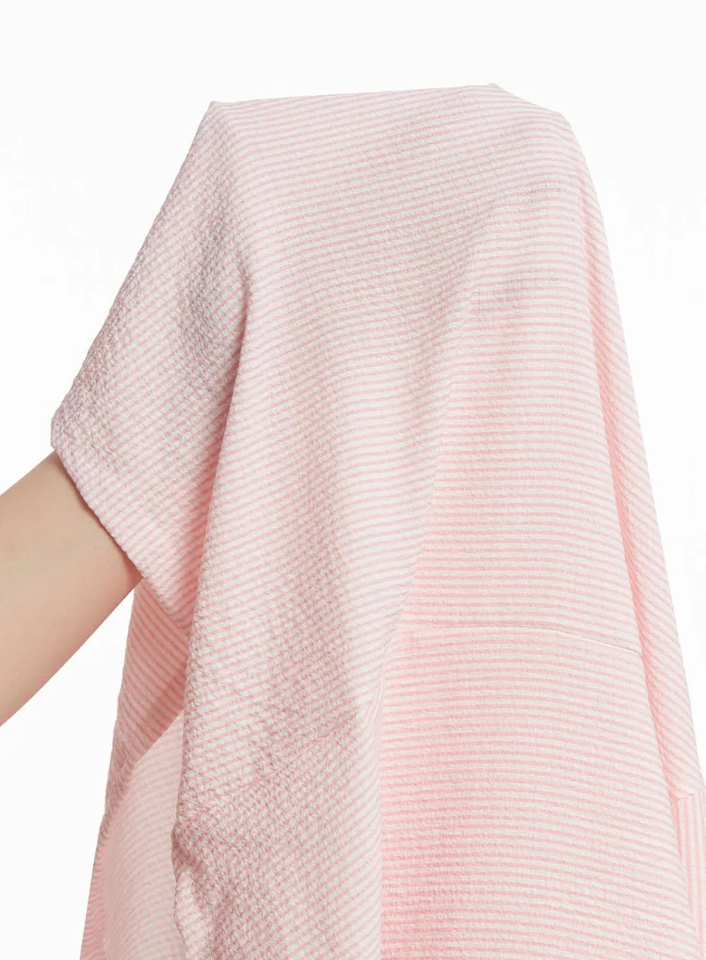 Flowy Stripe Buttoned Pajama Set IM504