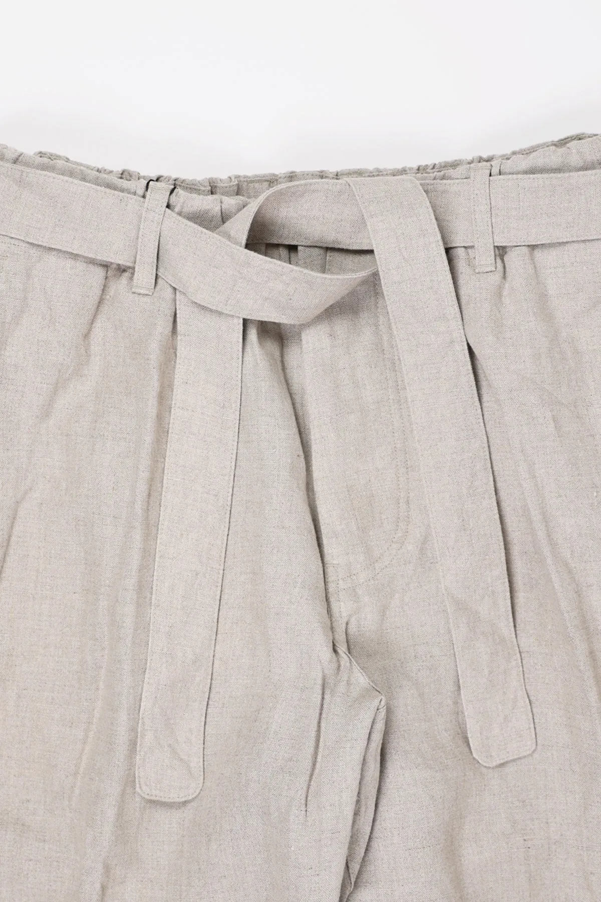 Irish Linen Relaxed Pants - Beige