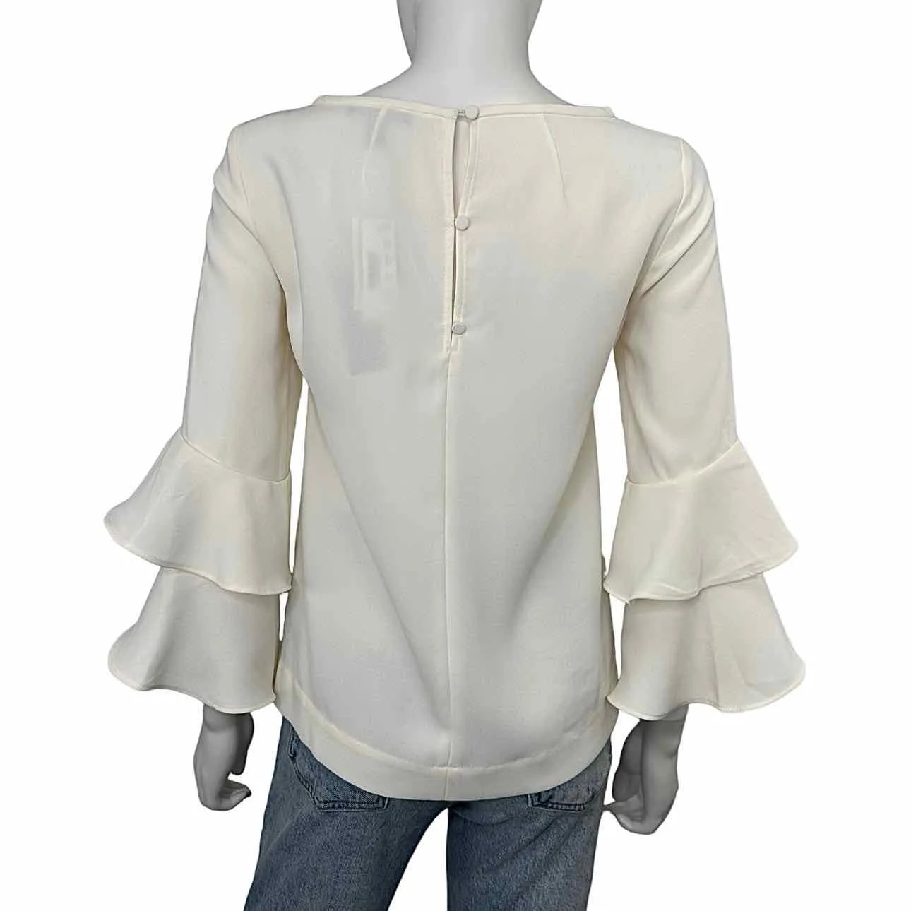 J. Crew NWT Cream Blouse Size 00