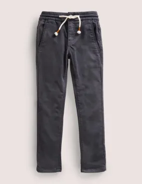Jersey Skinny Jeans-Soot Grey