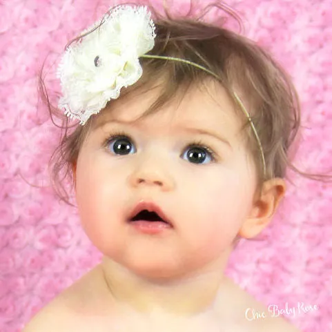 Lace Rosette Available in 15 Colors