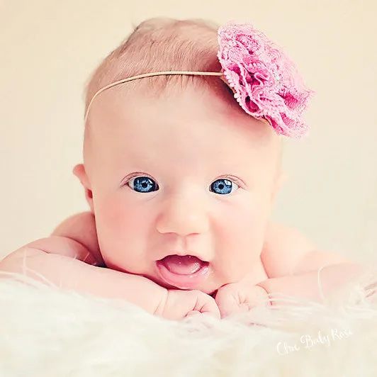 Lace Rosette Available in 15 Colors