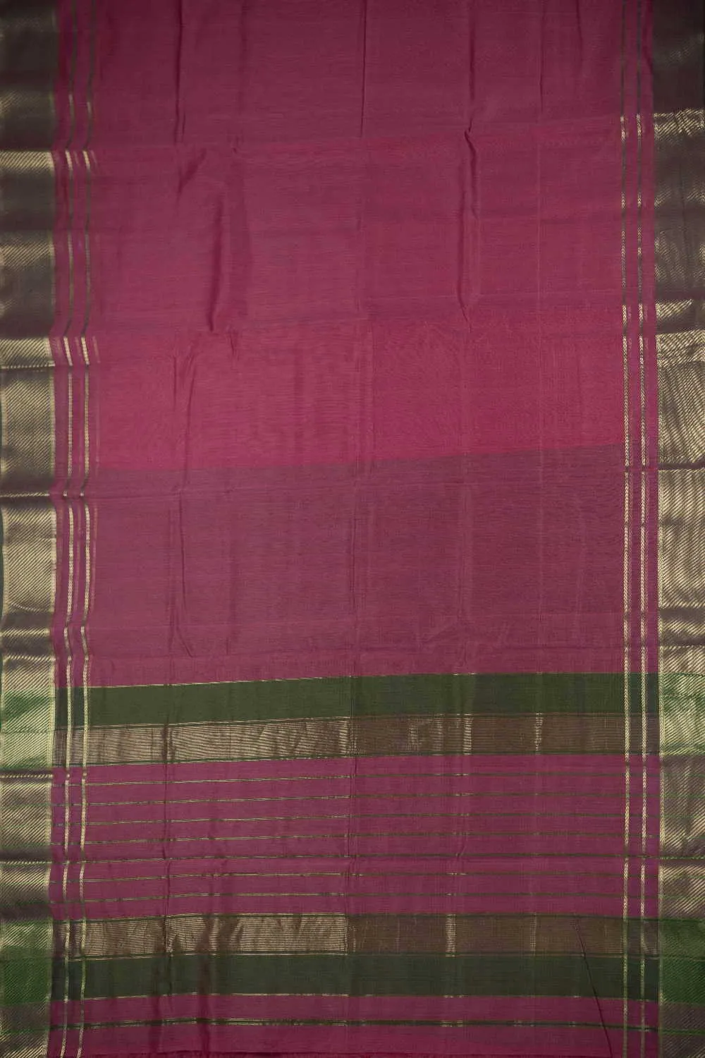 Mauve Pink Maheshwari Silk Cotton saree