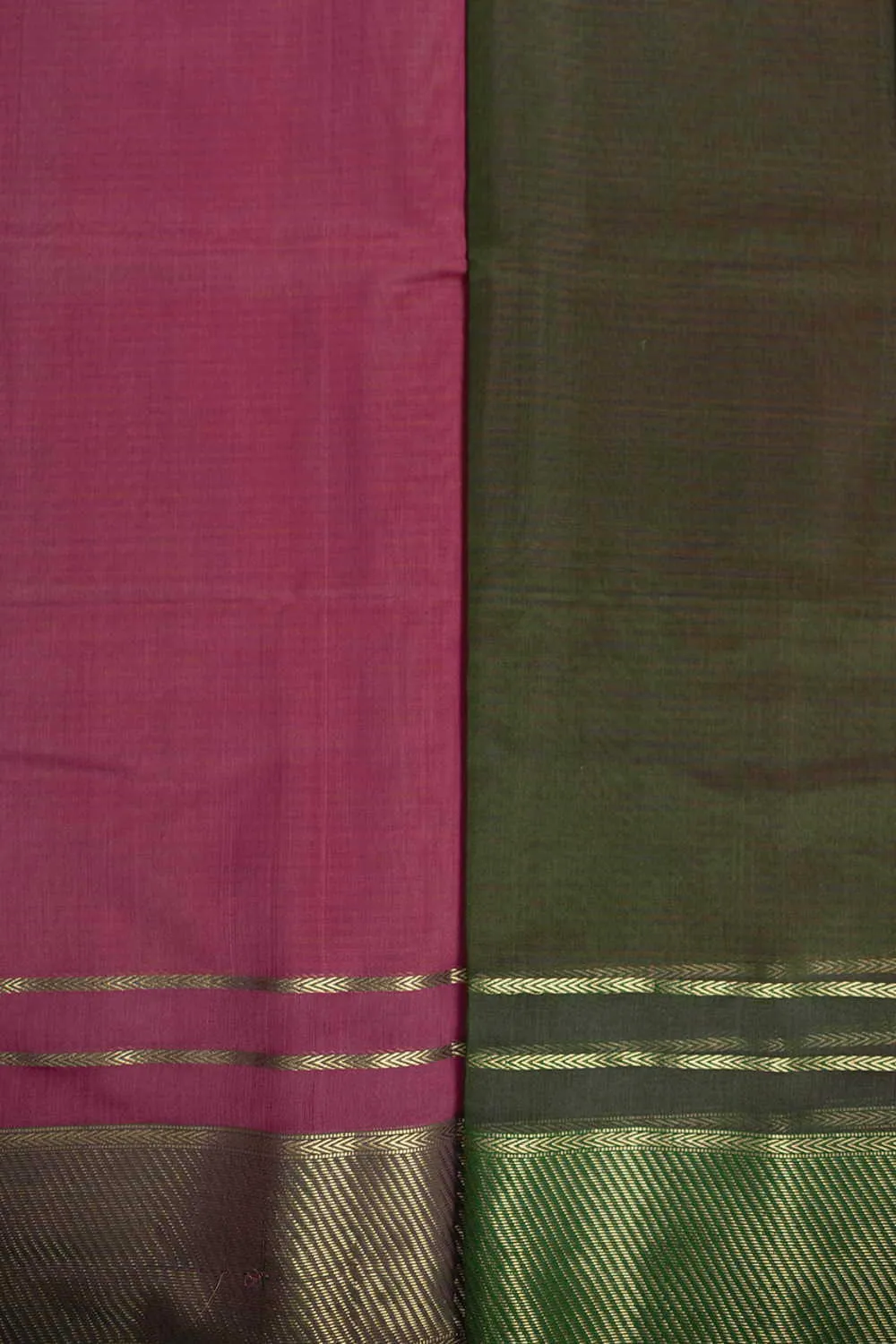 Mauve Pink Maheshwari Silk Cotton saree