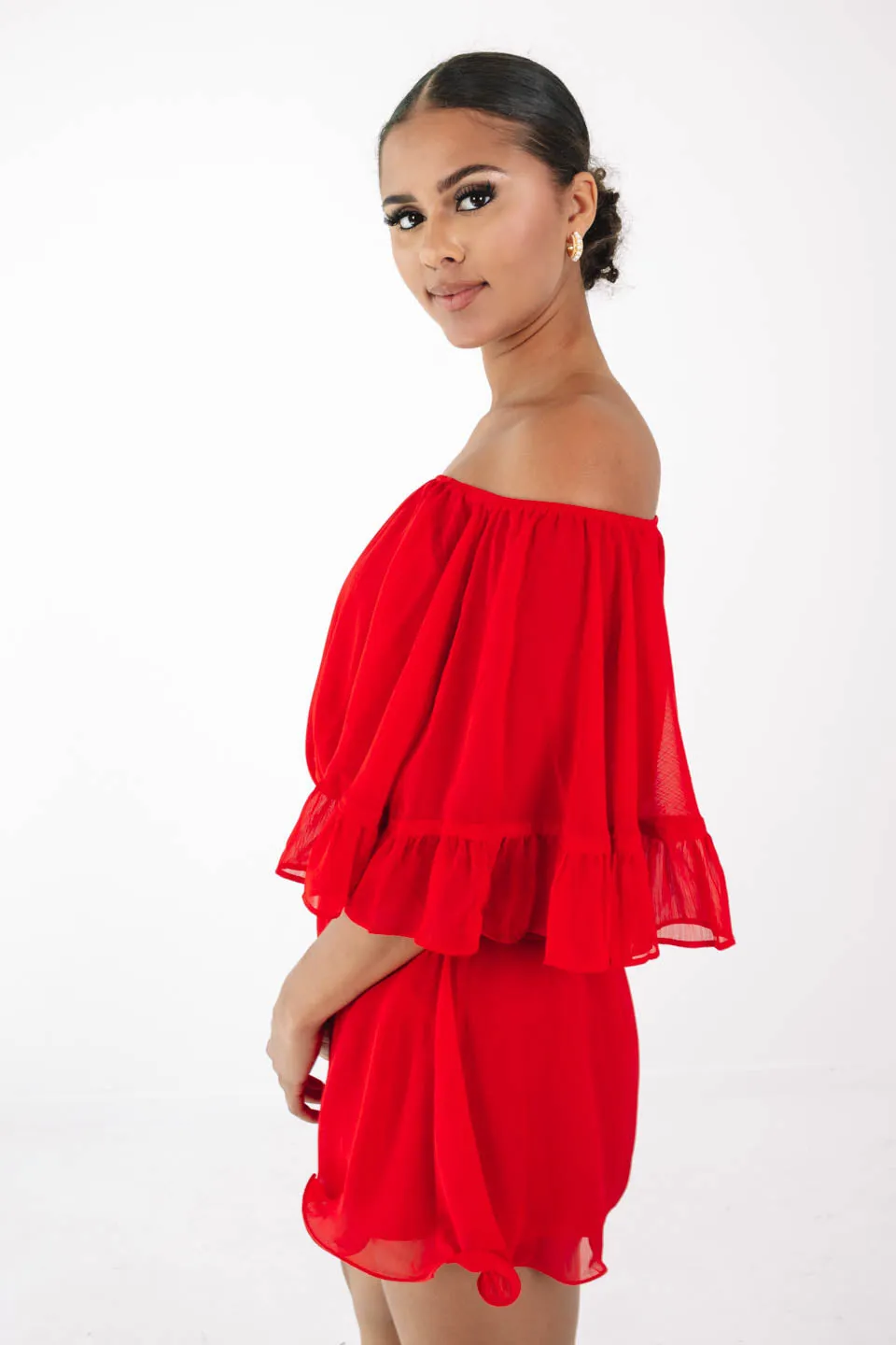 Mix & Mingle Romper - Red