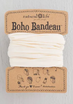 Natural Life: Cream Solid Boho Bandeau