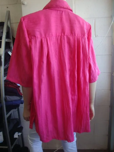 Party Girl Crushed Poly-Cotton Blouse