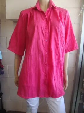 Party Girl Crushed Poly-Cotton Blouse