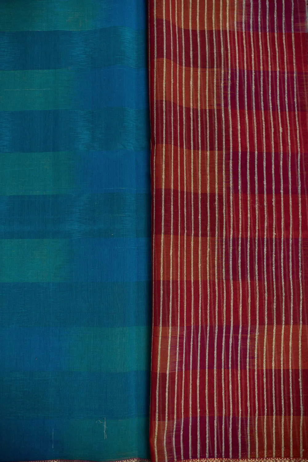 Rama Blue Maheshwari Silk Cotton saree