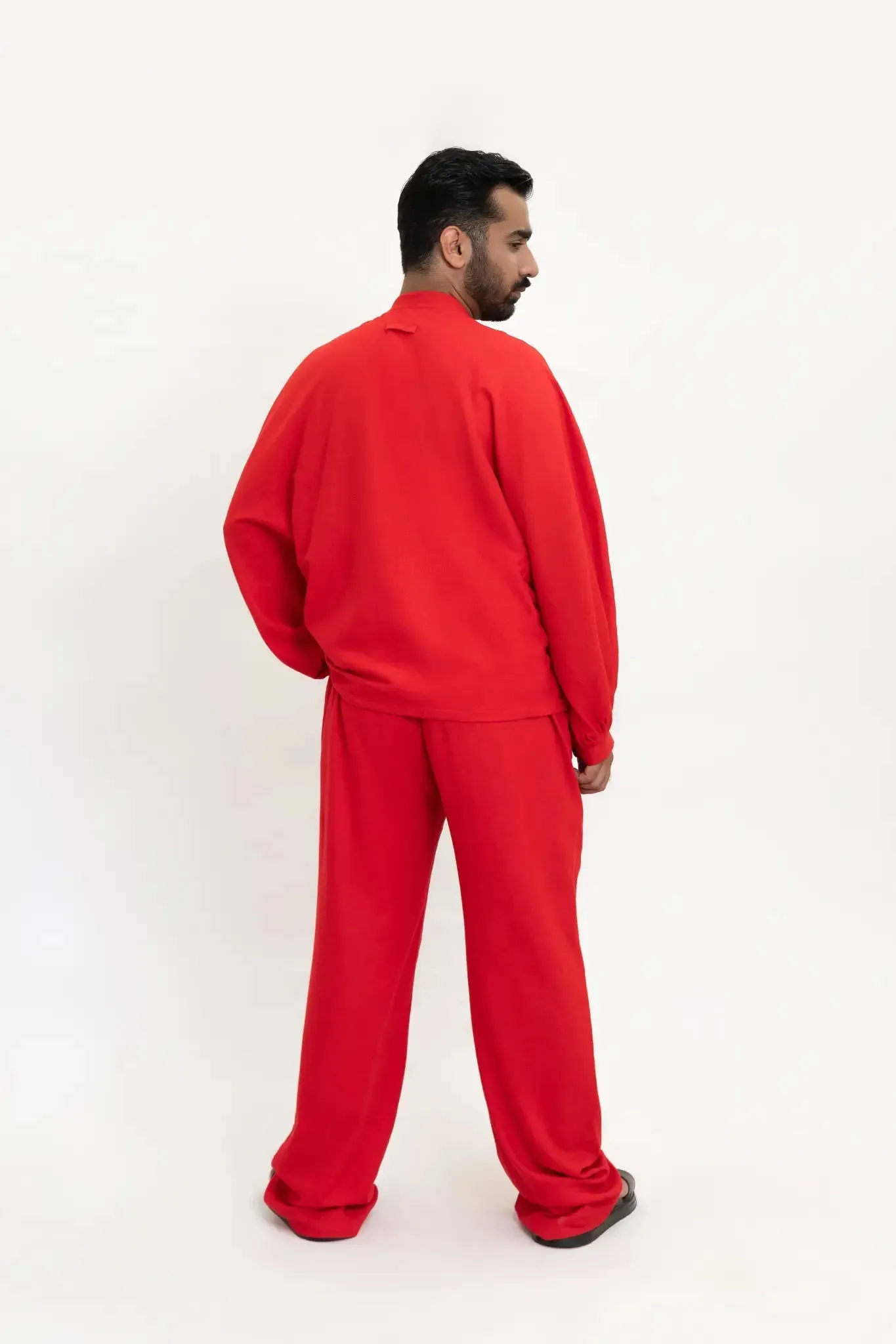Scarlet Balloon Sleeve Shirt
