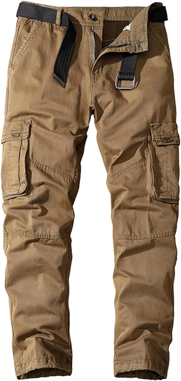 Stretchy Cargo Pants for Men Camo Tactical Pants BDU Casual Military Pants Trousers Outdoor Apparel with Multi Pockets