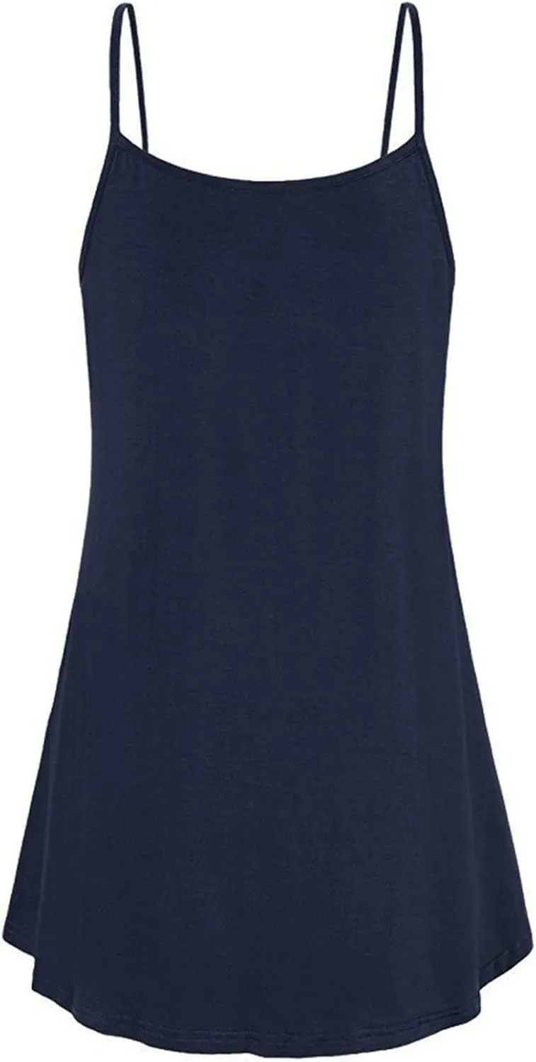 Sundresses for Women 2024 Casual Button Down Short Summer Dresses Loose Solid Spaghetti Strap Ruched Flowy Sun Dress