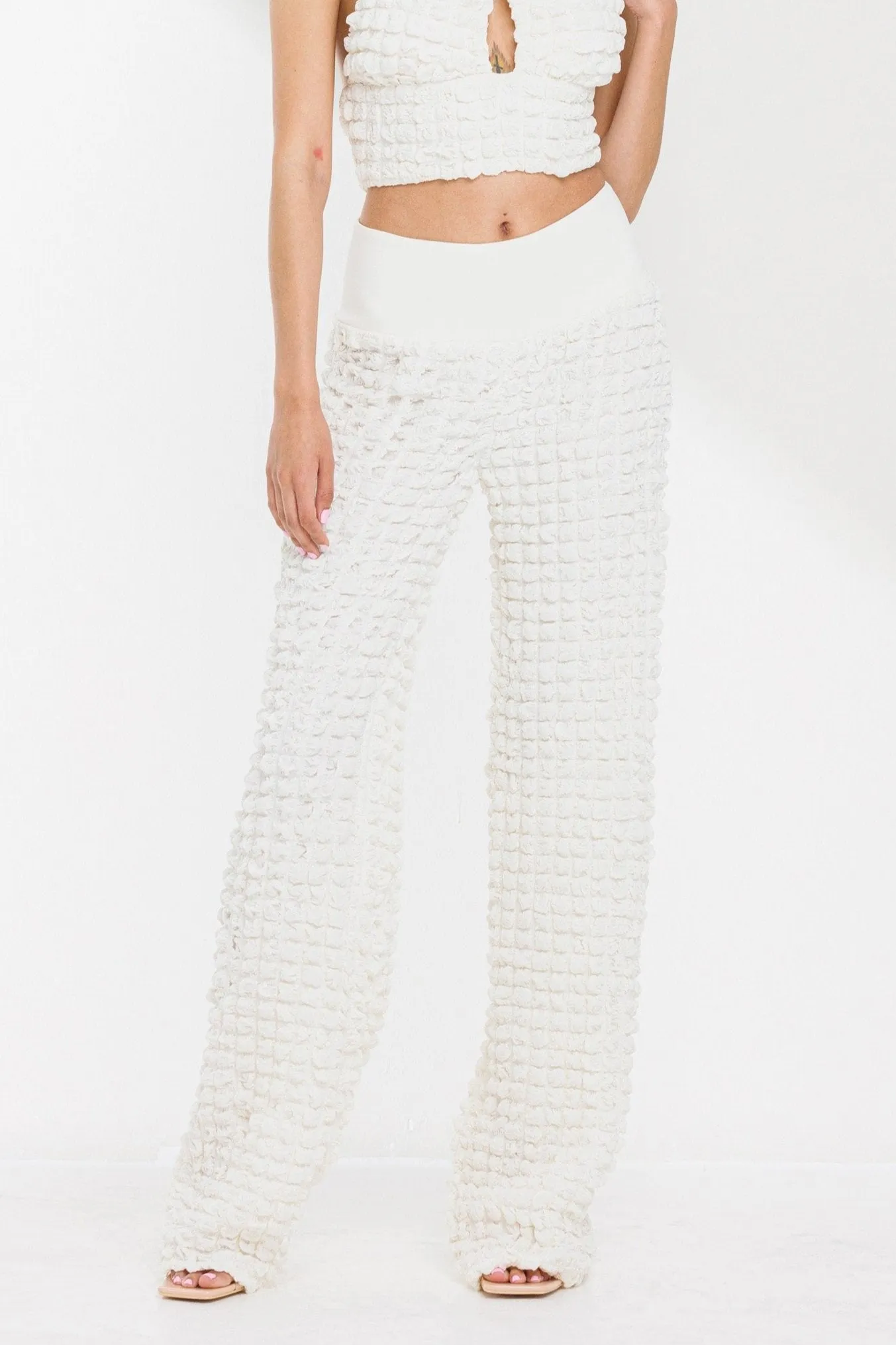 TAHITI BUBBLE KNIT SET BOTTOMS