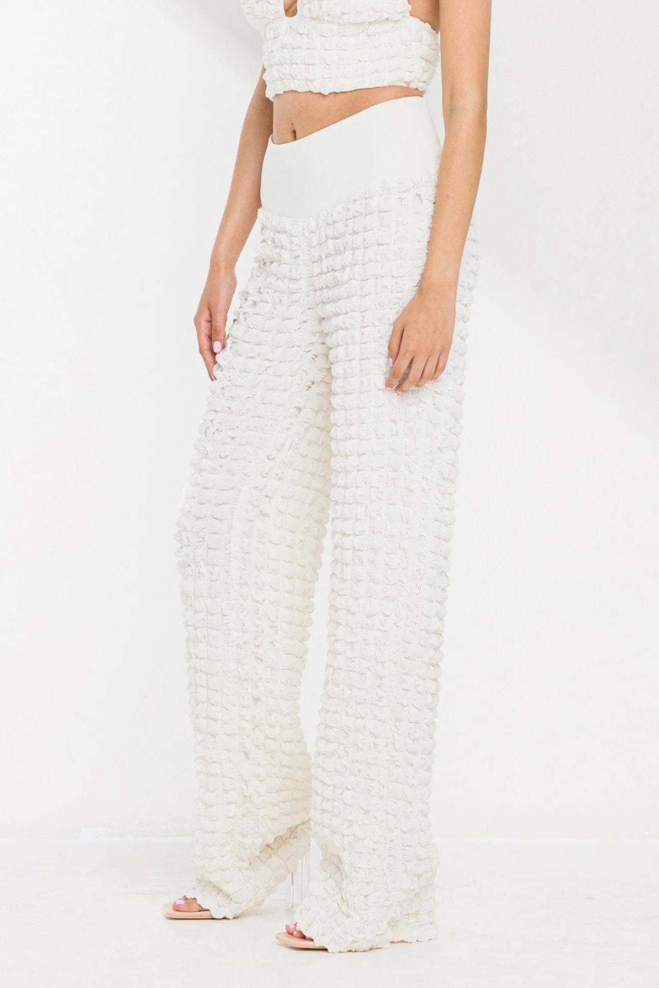 TAHITI BUBBLE KNIT SET BOTTOMS