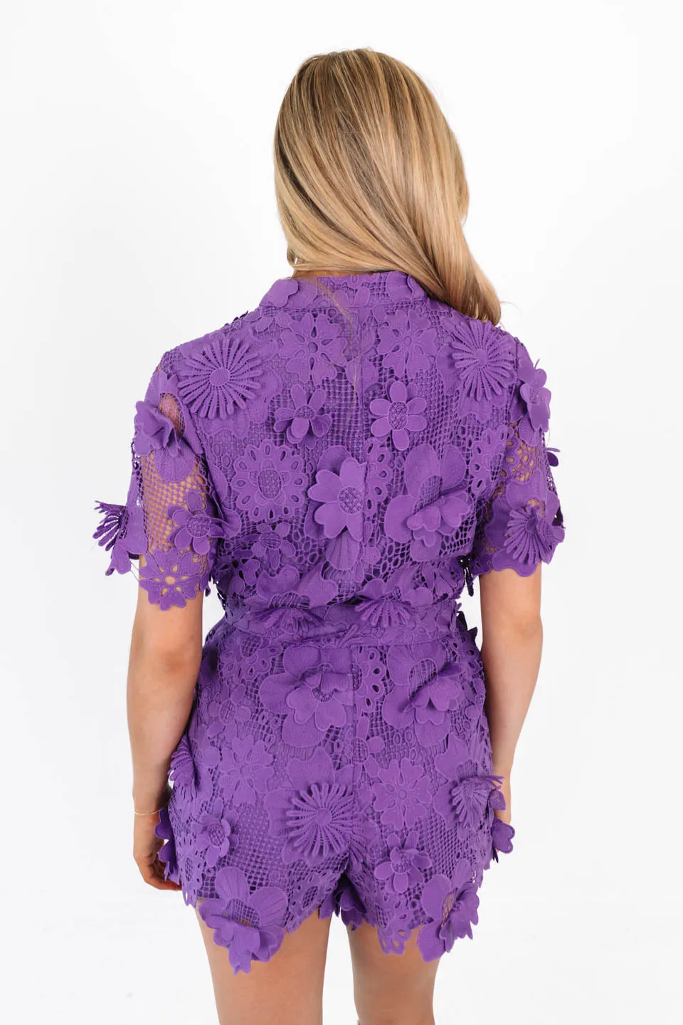 The Lyla Romper - Purple
