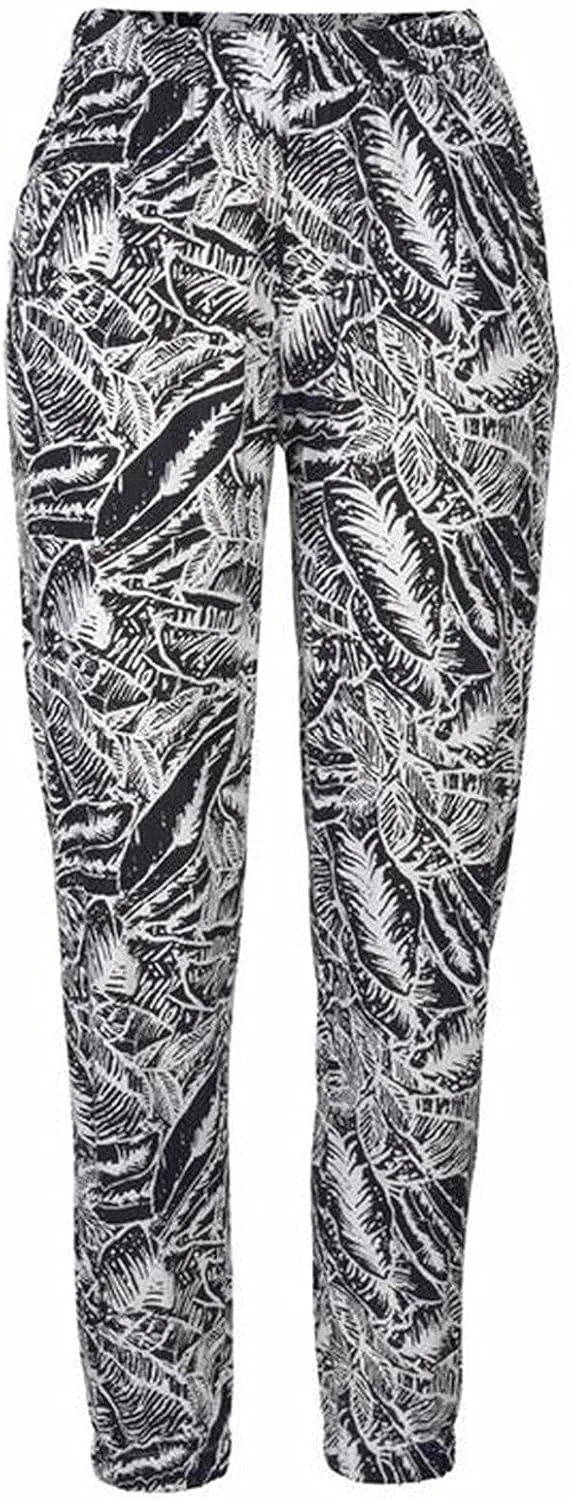 Woman Striped Skinny Pants Straight Leg Elastic Waist Pull On Pants Fashion Comfy Stretchy Twill Trousers with Pocket
