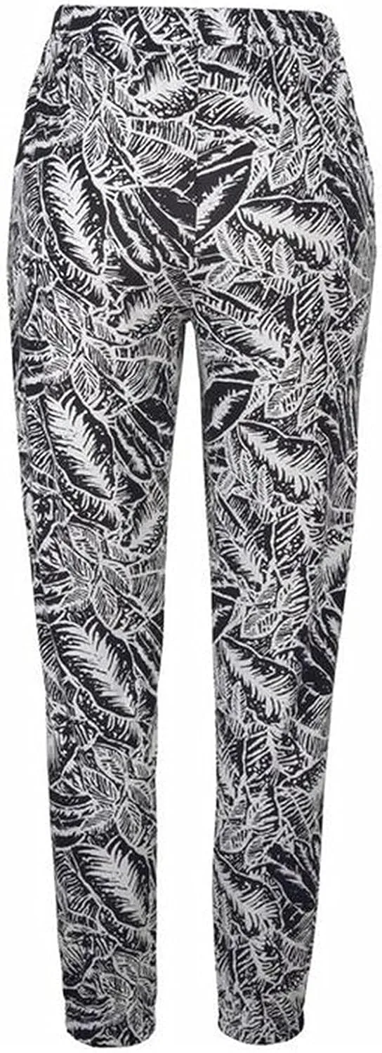 Woman Striped Skinny Pants Straight Leg Elastic Waist Pull On Pants Fashion Comfy Stretchy Twill Trousers with Pocket