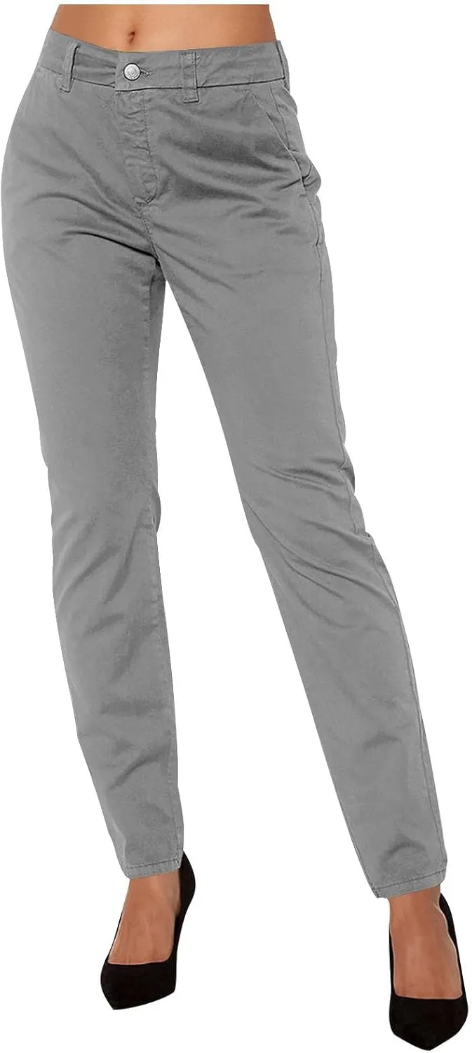Women's High Waisted Business Pants Straight Leg Pleated Elegant Office Slacks 2025 Stretchy Trousers with Pockets
