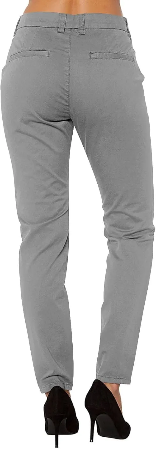 Women's High Waisted Business Pants Straight Leg Pleated Elegant Office Slacks 2025 Stretchy Trousers with Pockets