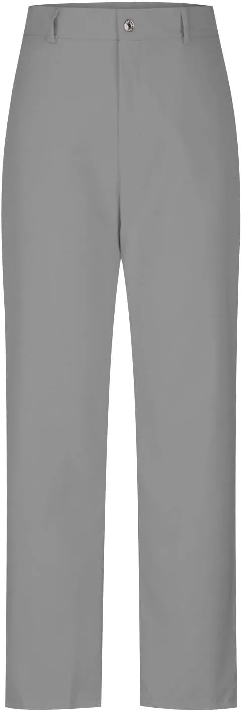 Women's High Waisted Business Pants Straight Leg Pleated Elegant Office Slacks 2025 Stretchy Trousers with Pockets