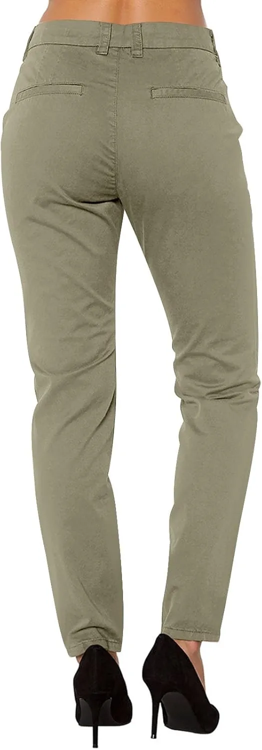 Women's High Waisted Business Pants Straight Leg Pleated Elegant Office Slacks 2025 Stretchy Trousers with Pockets
