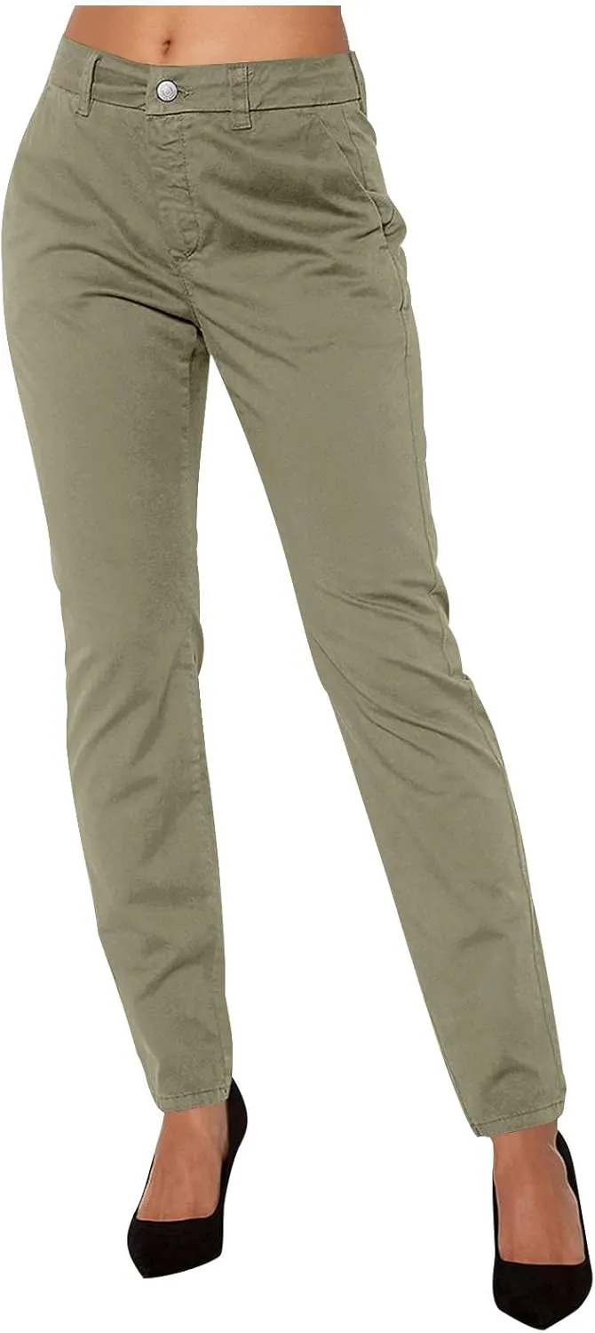 Women's High Waisted Business Pants Straight Leg Pleated Elegant Office Slacks 2025 Stretchy Trousers with Pockets