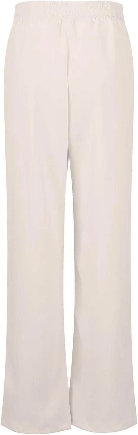 Womens Linen Pants Flowy Crossover Wide Leg Pants Palazzo Pants with Pockets High Waisted Summer Beach Pants 2024