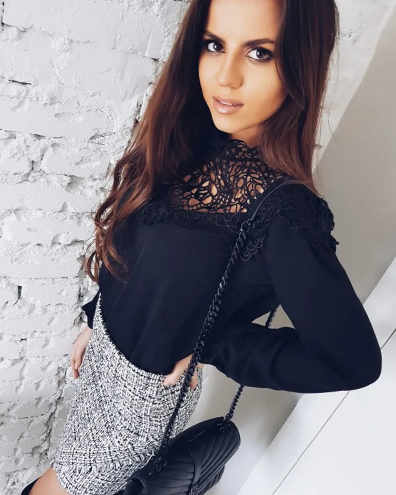Women's Long Sleeve Chiffon Shirts