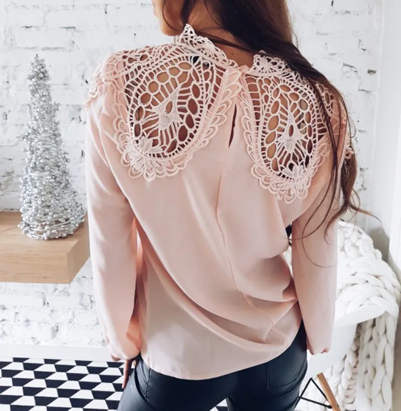 Women's Long Sleeve Chiffon Shirts